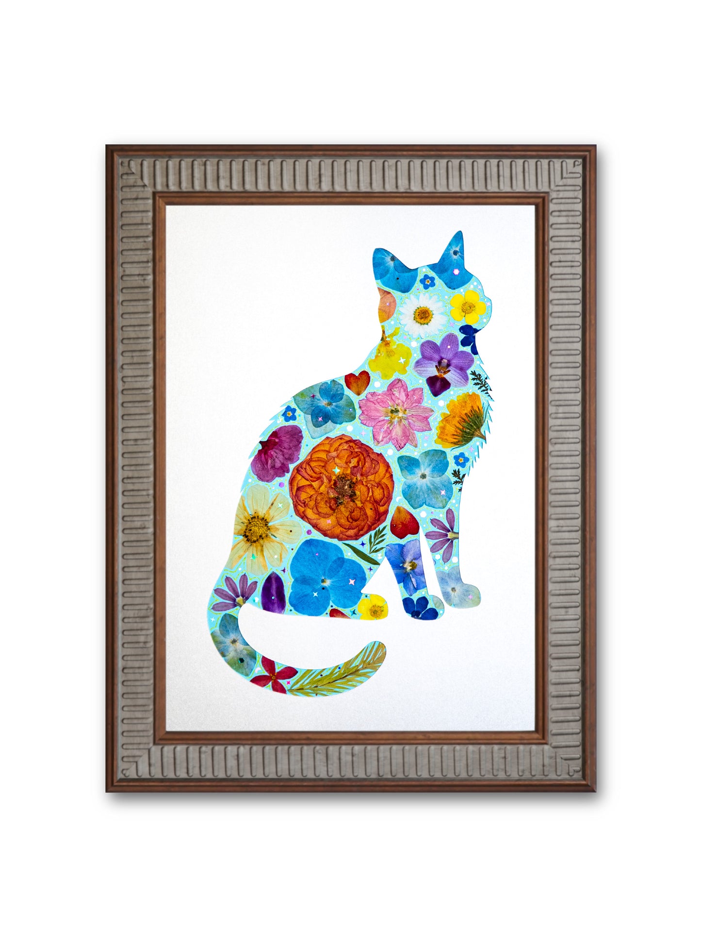 Dreamy Cat: Pure Amber 8.3″×11.7″