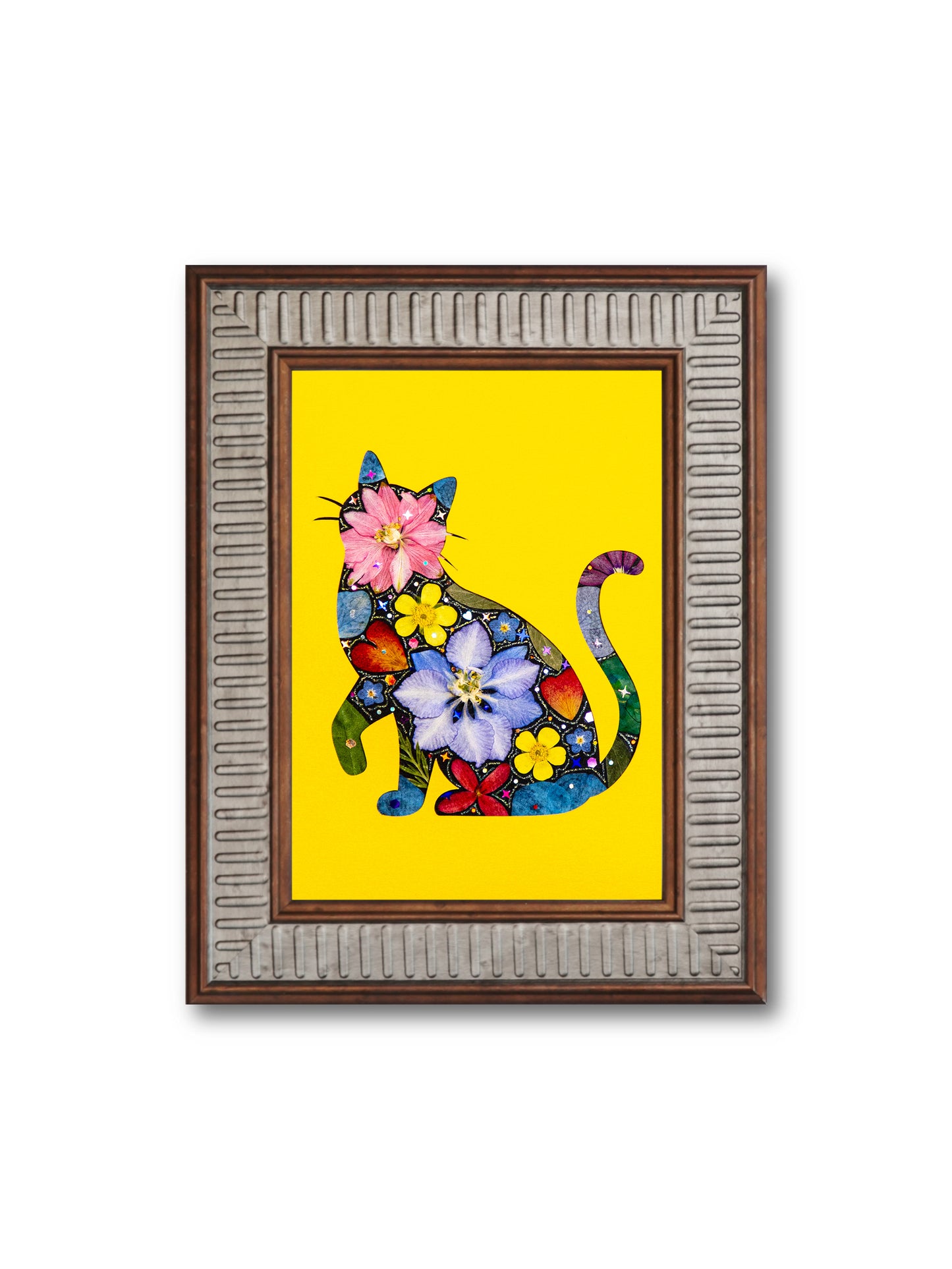 Lively Cat: Vibrant Summer 5″×7″