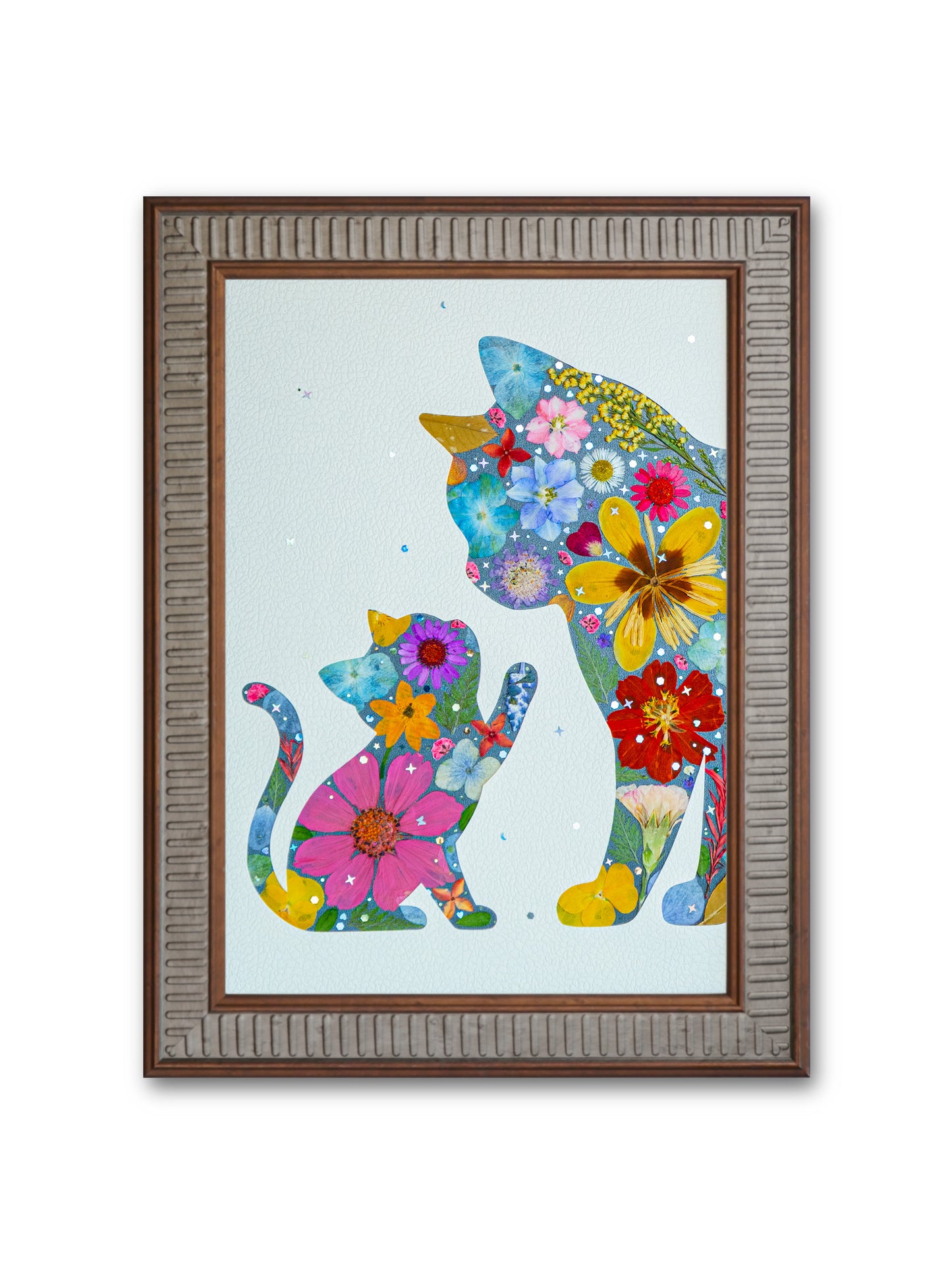 Tender Cat: Azure Affection 8.3″×11.7″