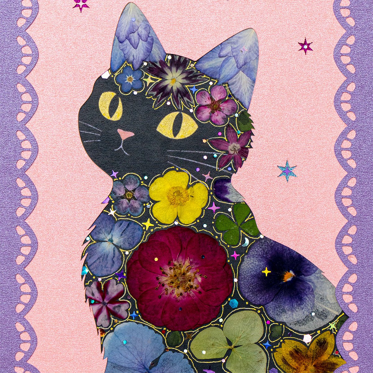 Amber Glance - Black Cat - | Petal & Still