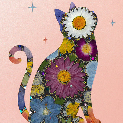 Celestial Blush - Moonlit Cat - | Petal & Still