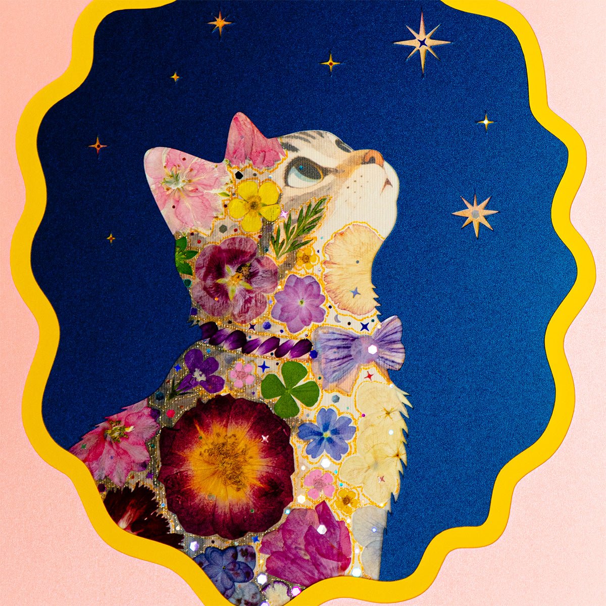 Cosmic Serenity - Dreamer Cat - | Petal & Still