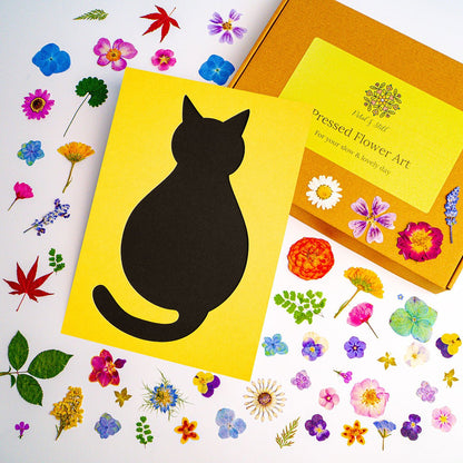 DIY Art Kit: Cozy Cat - | Petal & Still