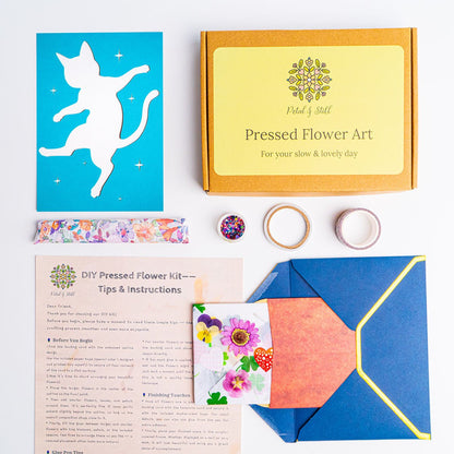 DIY Art Kit: Dancing Cat - | Petal & Still