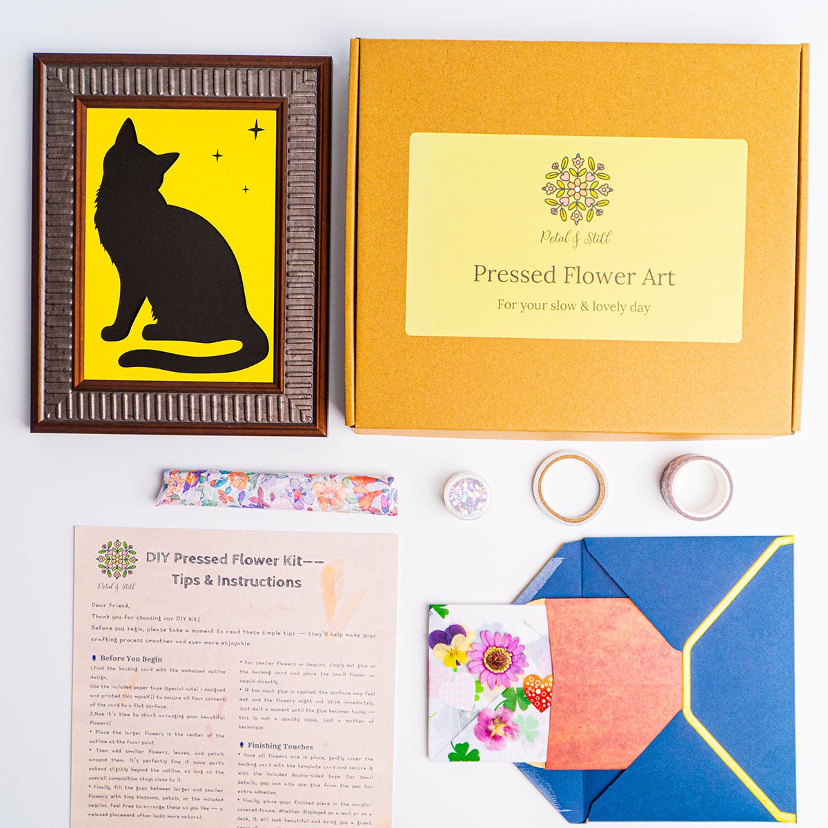 DIY Art Kit: Dreamy Cat - | Petal & Still