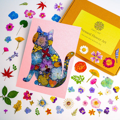 DIY Art Kit: Elegant Cat - | Petal & Still