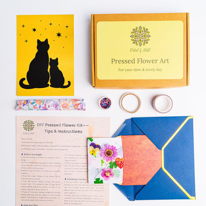 DIY Art Kit: Kindred Cat - | Petal & Still