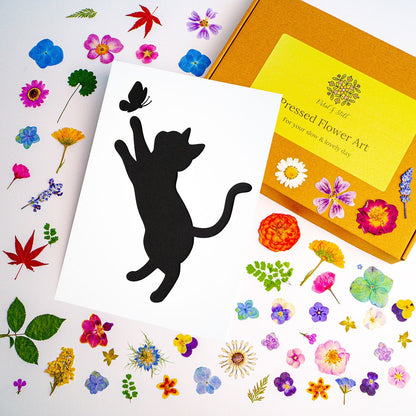 DIY Art Kit: Playful Cat - | Petal & Still