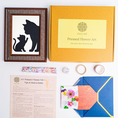 DIY Art Kit: Tender Cat - | Petal & Still