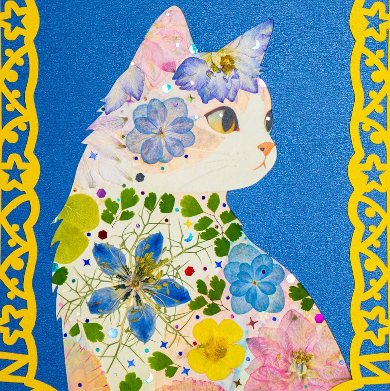 Gazing Cat - | Petal & Still