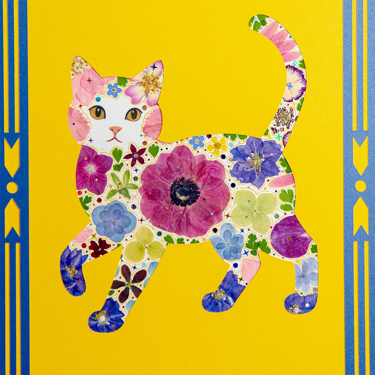 Golden Wanderlust - Strolling Cat - | Petal & Still