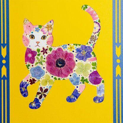 Golden Wanderlust - Strolling Cat - | Petal & Still