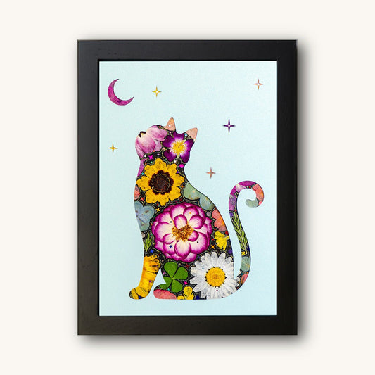 Luminous Reverie - Moonlit Cat - | Petal & Still
