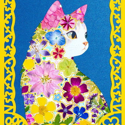 Midnight Gaze - Gazing Cat - | Petal & Still