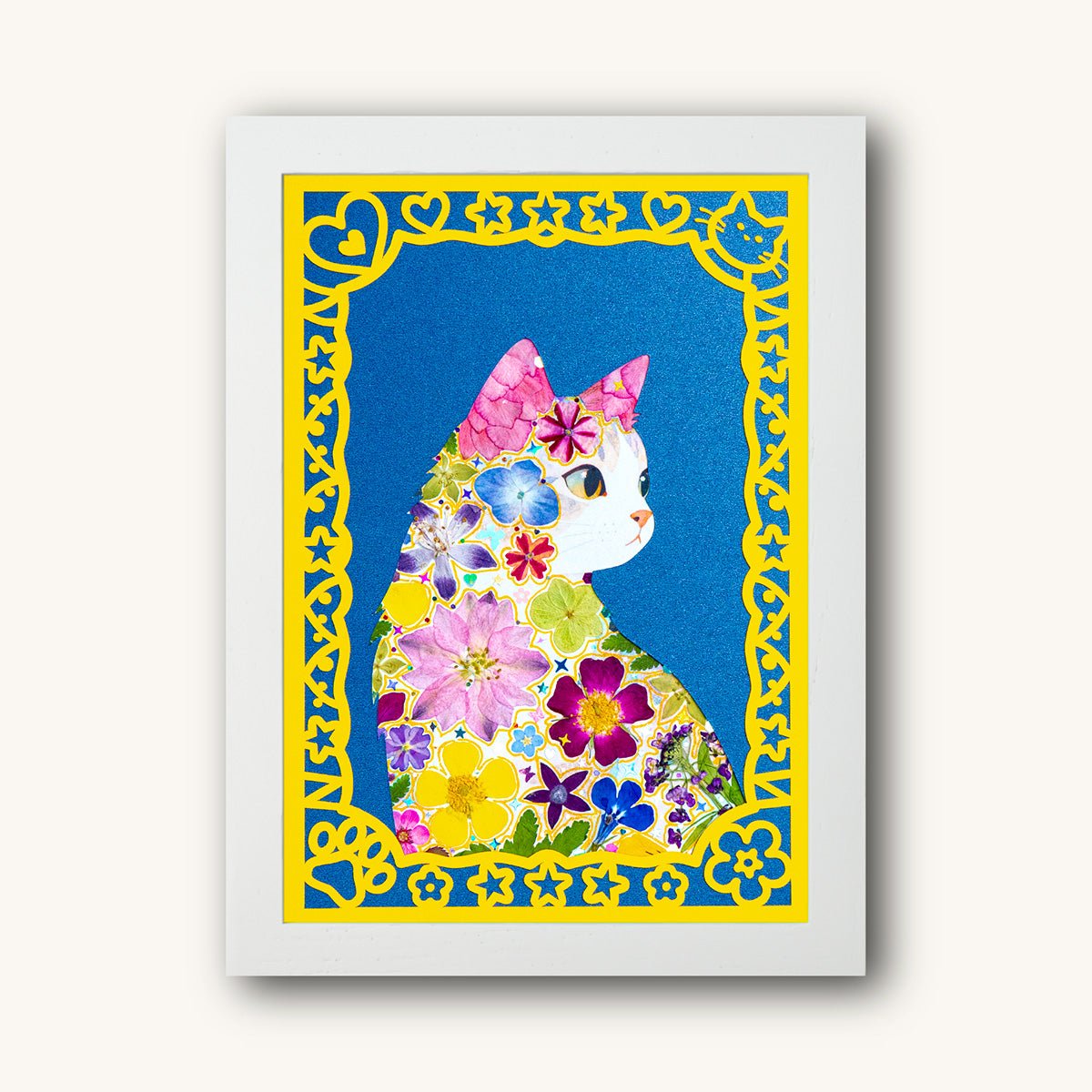 Midnight Gaze - Gazing Cat - | Petal & Still