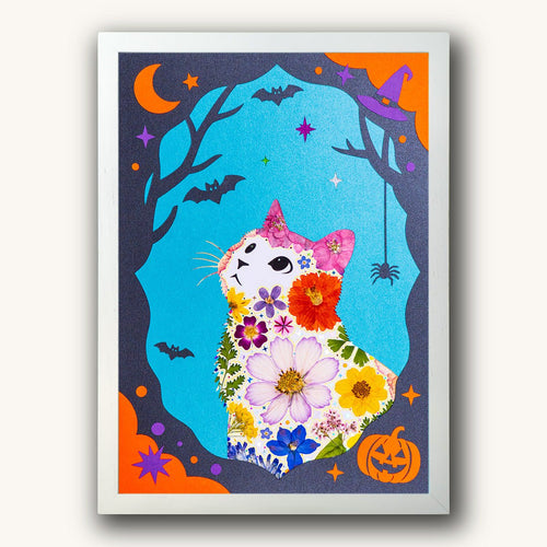 October Magic - Looking Up Cat - | Petal & Still