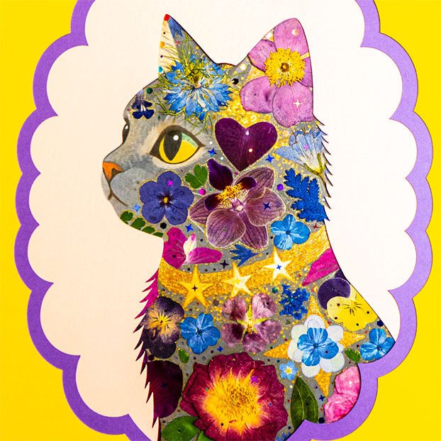 Poised Cat - | Petal & Still