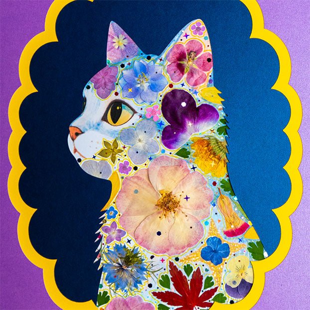 Poised Cat - | Petal & Still