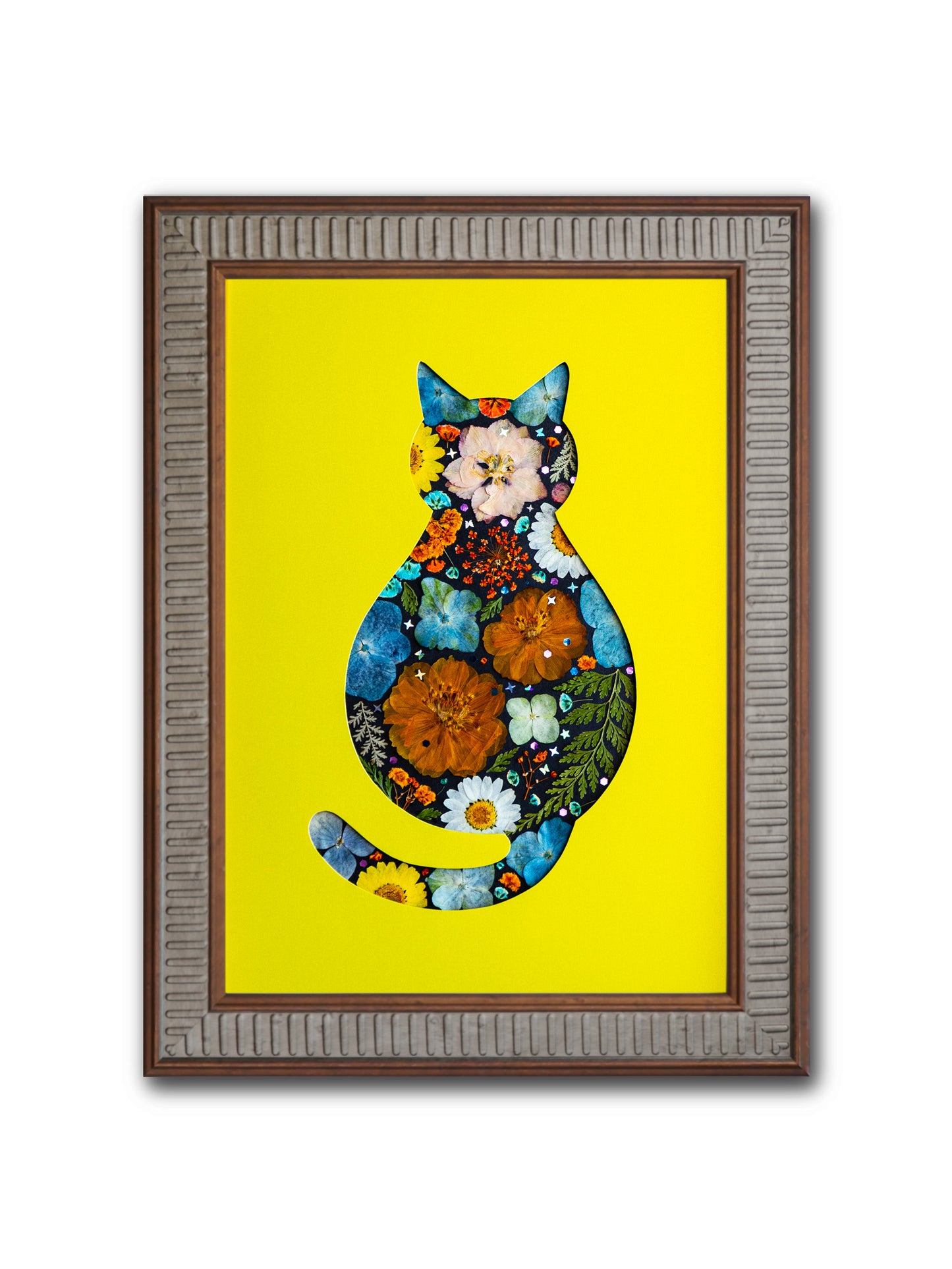 Cozy Cat: Golden Amber 8.3″×11.7″