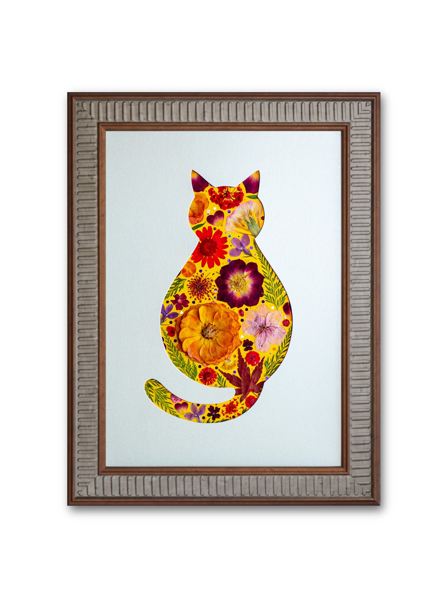 Cozy Cat: Ivory Sunrise 8.3″×11.7″