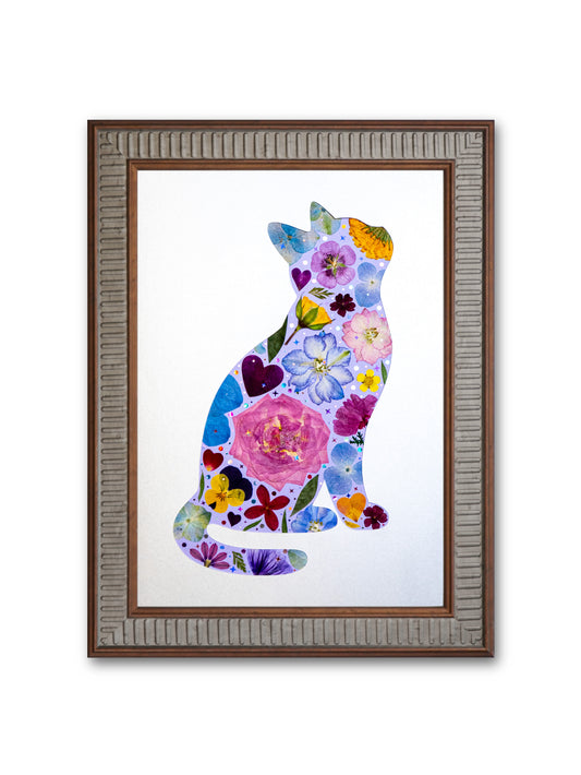 Dreamy Cat: Crystal Dawn 8.3″×11.7″