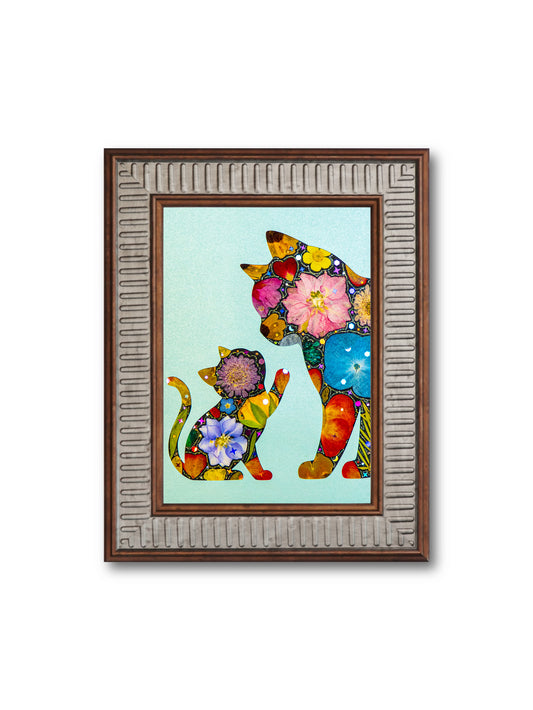 Tender Cat: Mint Whisper 5″×7″