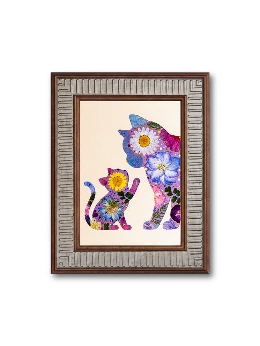 Tender Cat: Soft Twilight 5″×7″