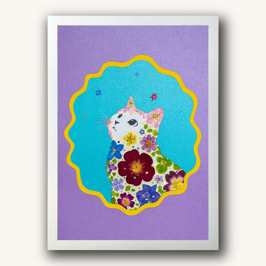 Quiet Wonder - Looking Up Cat - | Petal & Still