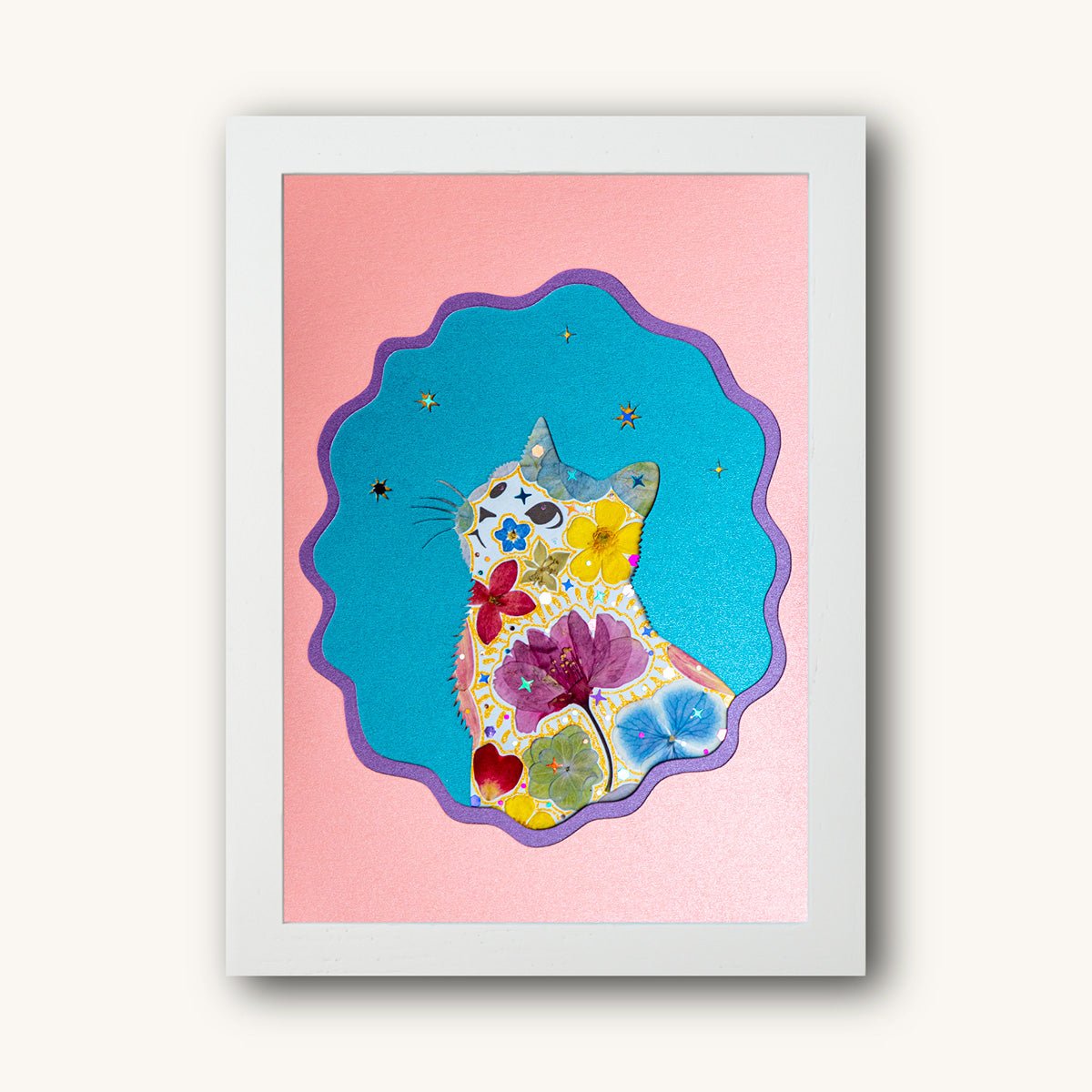 Romantic Galaxy - Looking Up Cat - | Petal & Still