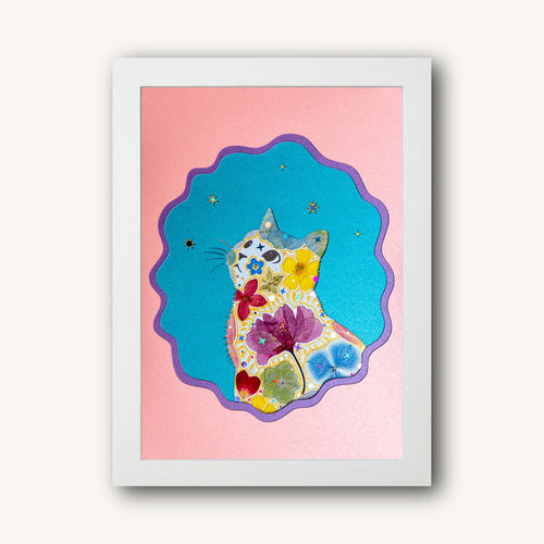 Romantic Galaxy - Looking Up Cat - | Petal & Still
