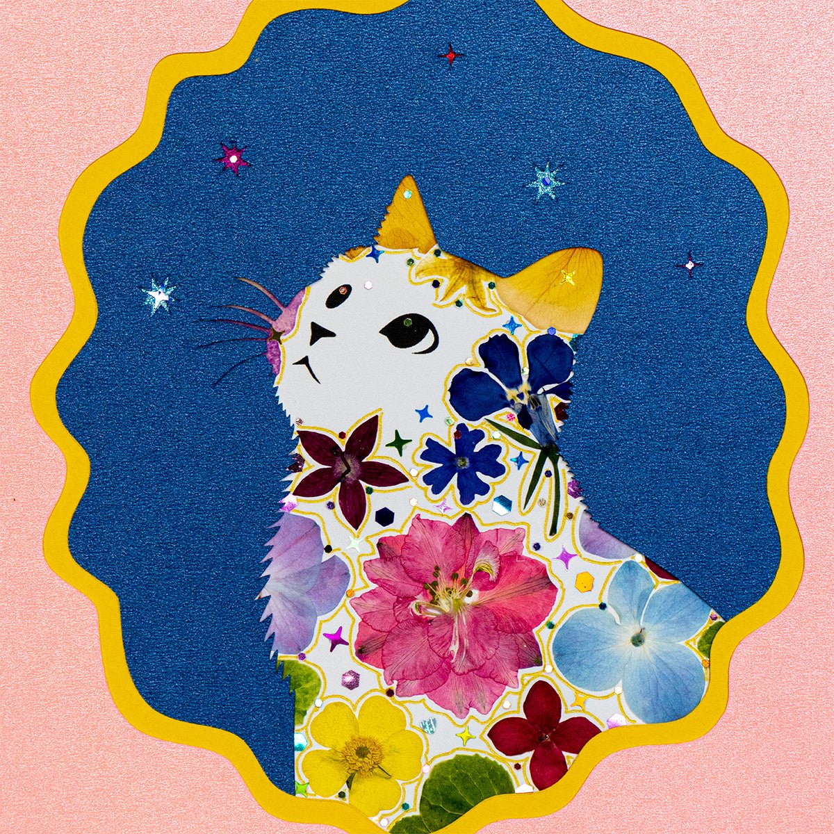 Romantic Galaxy - Looking Up Cat - | Petal & Still