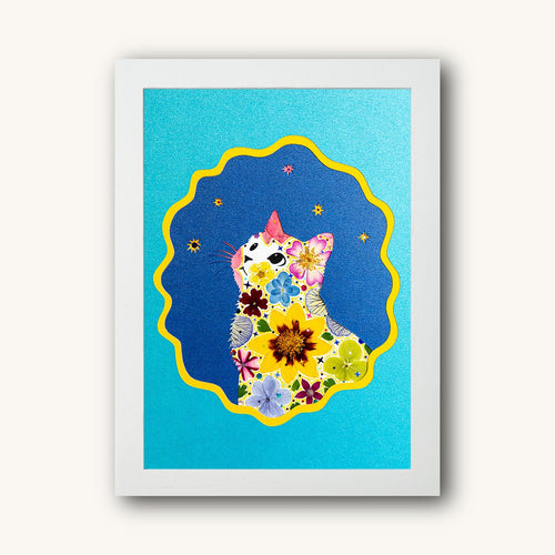 Skyward Wonder - Looking Up Cat - | Petal & Still