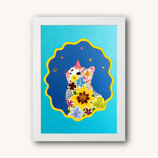 Skyward Wonder - Looking Up Cat - | Petal & Still
