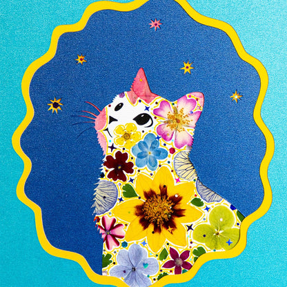Skyward Wonder - Looking Up Cat - | Petal & Still
