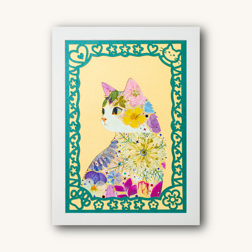 Solar Bloom - Gazing Cat - | Petal & Still