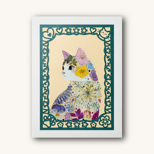 Solar Bloom - Gazing Cat - | Petal & Still