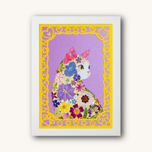 Solar Bloom - Gazing Cat - | Petal & Still