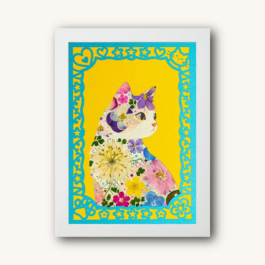 Solar Bloom - Gazing Cat - | Petal & Still