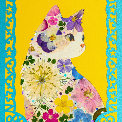 Solar Bloom - Gazing Cat - | Petal & Still