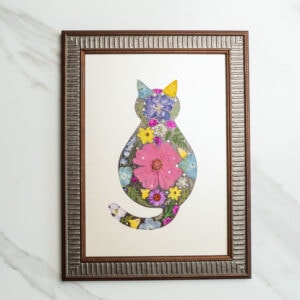 pressed_flower_art_kit_cat_cozy_pink_meadow Cozy Cat: Pink Meadow