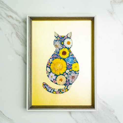 pressed_flower_art_kit_cat_cozy_sunny_garden Cozy Cat: Sunny Garden