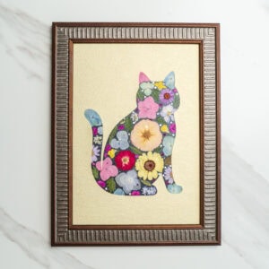 pressed_flower_art_kit_cat_elegant_golden_grace Elegant Cat: Golden Grace