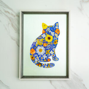 pressed_flower_art_kit_cat_gentle_golden_field Gentle Cat: Golden Field