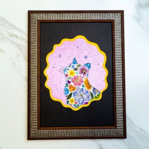 Looking Up Cat: Cosmic Garden