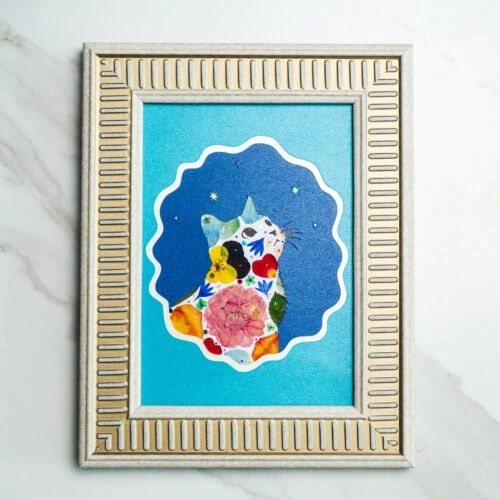 Looking Up Cat: Morning Wish