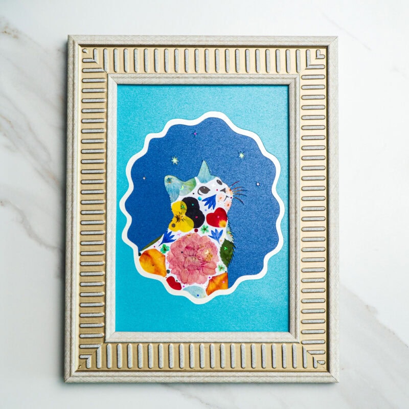 Looking Up Cat: Morning Wish