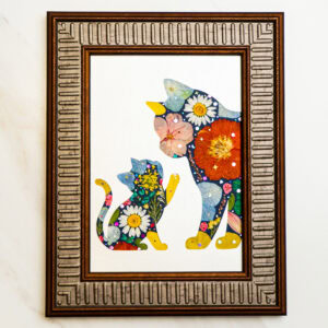 pressed_flower_art_kit_cat_tender_warm_night Tender Cat: Warm Night