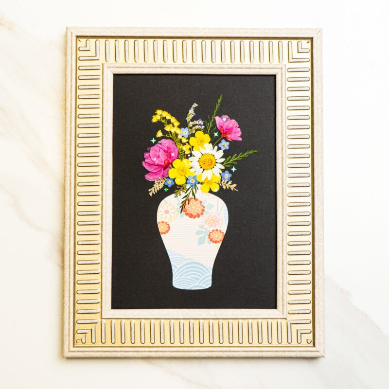 Poetic Vase: Midnight Garden