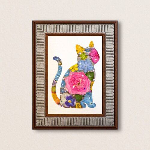 Blossom Cat: Morning Grace 5"×7"