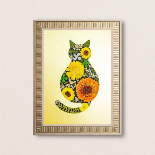 Cozy Cat: Spring Whisper 8.3"×11.7"